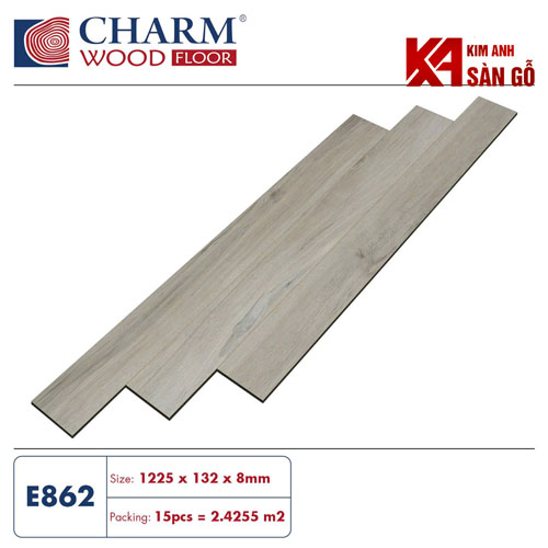 Sàn Gỗ Công Nghiệp 8MM CHARM WOOD-E862